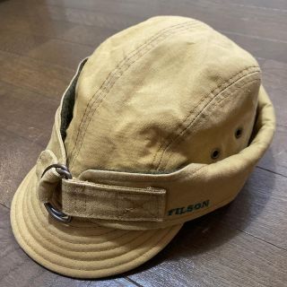 フィルソン(FILSON)のFILSON 耳当て付き ティンクロス キャップ メンズL (キャップ)