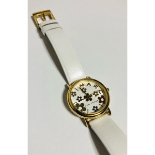 マークジェイコブス(MARC JACOBS)の【電池新品の美品】マークジェイコブスのクラシック MJ1607フラワーデザイン☆(腕時計)