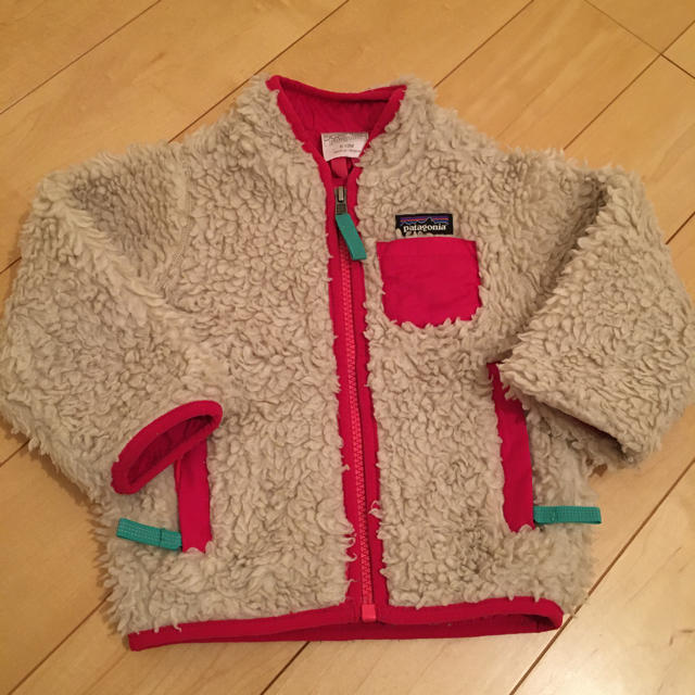 patagonia(パタゴニア)のパタゴニア　レトロX ボアジャケット　ピンク　80 キッズ/ベビー/マタニティのベビー服(~85cm)(ジャケット/コート)の商品写真