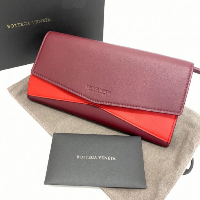 新しいスタイル Bottega Veneta - ボッテガヴェネタ レザー バイカラー