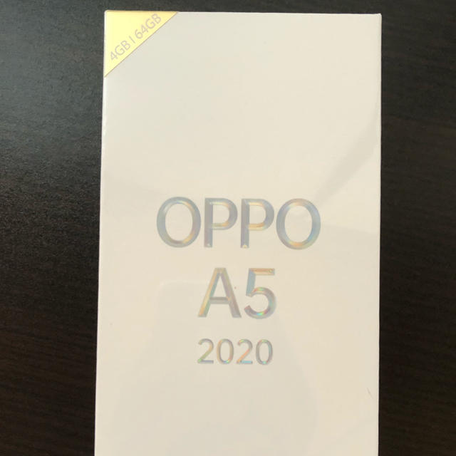 OPPO A5 2020 ブルー　新品未開封スマートフォン/携帯電話