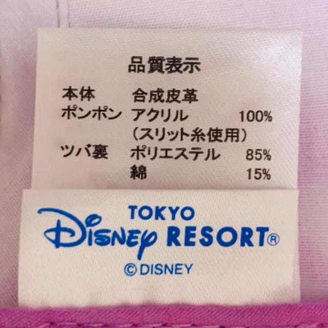 Disney(ディズニー)のディズニー　帽子 エンタメ/ホビーのおもちゃ/ぬいぐるみ(キャラクターグッズ)の商品写真