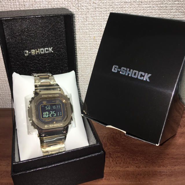 【新品未使用】CASIO G-SHOCK GMW-B5000GD-9JFゴールド時計