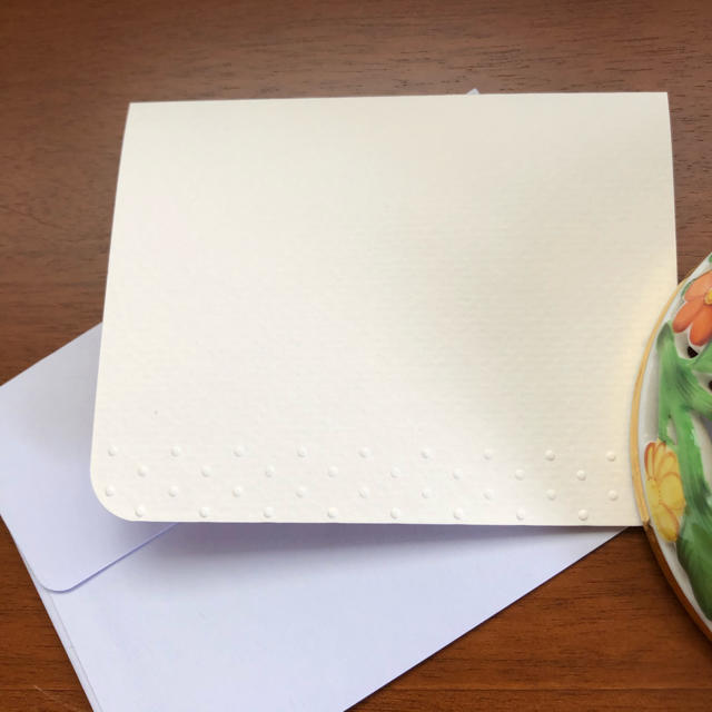 メッセージカード　happy birthdayカードとミニ封筒 ハンドメイドの文具/ステーショナリー(カード/レター/ラッピング)の商品写真