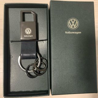 フォルクスワーゲン(Volkswagen)の⭐️【新品】フォルクスワーゲン純正レザーキーホルダー(車内アクセサリ)