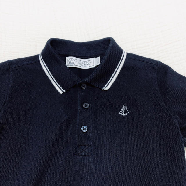 PETIT BATEAU(プチバトー)のあれれ様専用値下げ！プチバトー  ポロシャツ キッズ/ベビー/マタニティのキッズ服男の子用(90cm~)(Tシャツ/カットソー)の商品写真