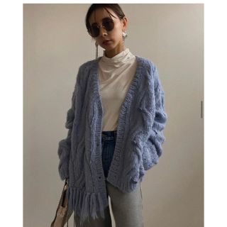 アメリヴィンテージ(Ameri VINTAGE)の11/5まで値下げ!!2WAY DISTORTION CABLECARDIGAN(カーディガン)