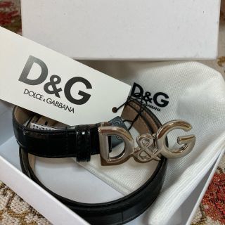 ディーアンドジー(D&G)のD&G ブラック　ベルト　ブラック(ベルト)