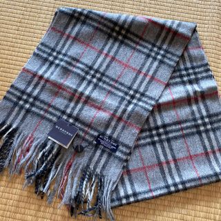 バーバリー(BURBERRY)の【新品】BURBERRY マフラー グレー(マフラー/ショール)