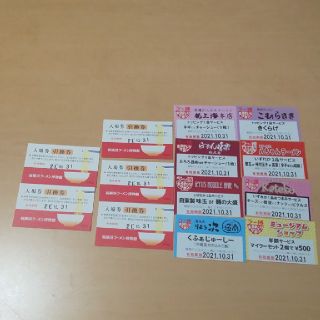 ラーメン博物館入場券5枚とクーポン8枚(遊園地/テーマパーク)