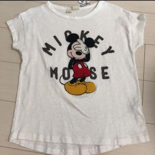 ザラキッズ(ZARA KIDS)のZARA ミッキー　Tシャツ(Tシャツ(半袖/袖なし))