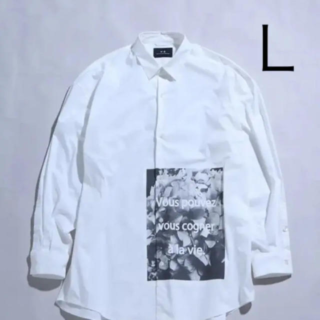 【おまけ付】 MBハイエンドグラフィックシャツ ホワイト Lサイズ Tシャツ/カットソー(七分/長袖)
