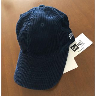 ニューエラー(NEW ERA)の新品　ニューエラ　キャップ　ネイビー　コーデュロイ　秋冬(キャップ)