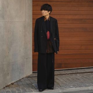 サンシー(SUNSEA)のSUNSEA 20AW N.M Thickened Wide Pants【2】(スラックス)