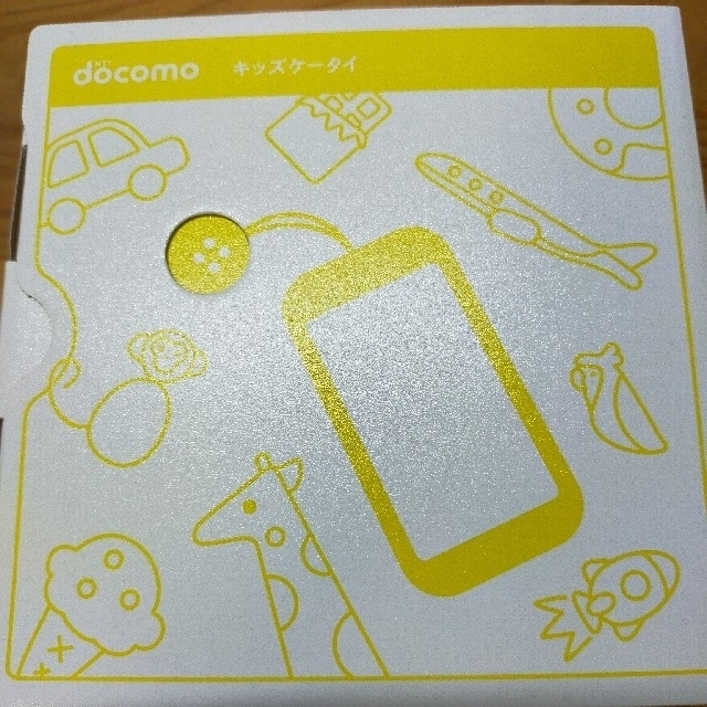 NTTdocomo(エヌティティドコモ)のドコモキッズ携帯 スマホ/家電/カメラのスマートフォン/携帯電話(携帯電話本体)の商品写真