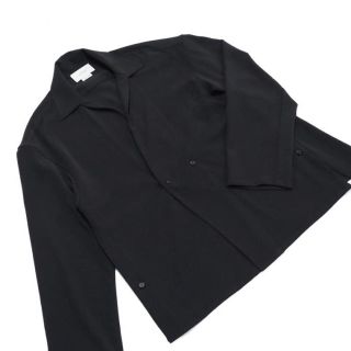 サンシー(SUNSEA)のyoke 20ss shirt cardigan black(s) ほぼ未使用(カーディガン)