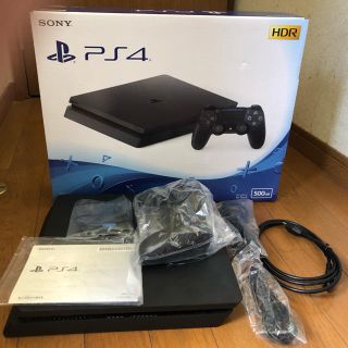 プレイステーション4(PlayStation4)のPS4 本体　500GB CUH 2200A B01 JET BLACK (家庭用ゲーム機本体)