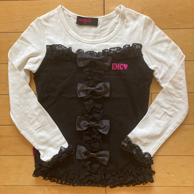 EARTHMAGIC(アースマジック)のアースマジック　長袖カットソー　120 キッズ/ベビー/マタニティのキッズ服女の子用(90cm~)(Tシャツ/カットソー)の商品写真