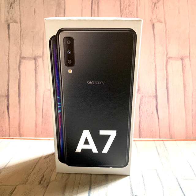 【新品未開封】Galaxy A7黒 SIMフリー