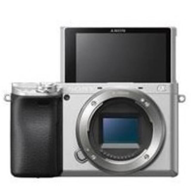 SONY(ソニー)の新品 SONY α6400 ボディ シルバー スマホ/家電/カメラのカメラ(ミラーレス一眼)の商品写真