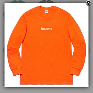 シュプリーム(Supreme)のsupreme box logo l/s tee orange(Tシャツ/カットソー(七分/長袖))