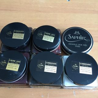 サフィール(Saphir)のSAPHIR 靴クリーム 6個セット(その他)