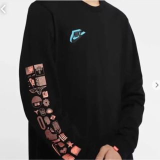 ナイキ(NIKE)のNIKE ナイキ  ロンT Tシャツ　黒　ブラック(Tシャツ/カットソー(七分/長袖))