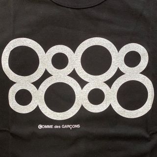 コムデギャルソン(COMME des GARCONS)のコムデギャルソン 青山限定 青山オリジナル サークル Tシャツ 黒 Lサイズ(Tシャツ/カットソー(半袖/袖なし))