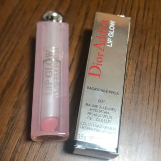 ディオール(Dior)のディオール アディクト リップ グロウ 001 ピンク(リップケア/リップクリーム)