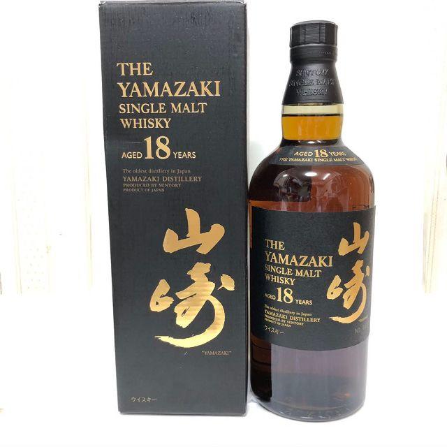 サントリー(サントリー)のサントリー 山崎 18年 シングルモルト 43% 700ml 高級 ウイスキー 食品/飲料/酒の酒(ウイスキー)の商品写真