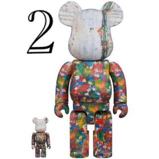 メディコムトイ(MEDICOM TOY)のBE@RBRICK 木梨憲武《感謝》100％ & 400％　2体(その他)