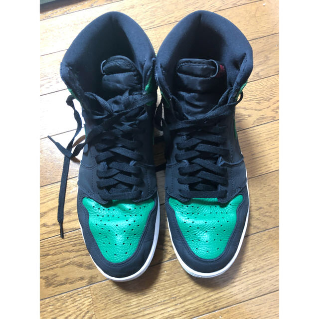 30cm 美 AIR JORDAN HIGH OG PINE GREEN靴/シューズ