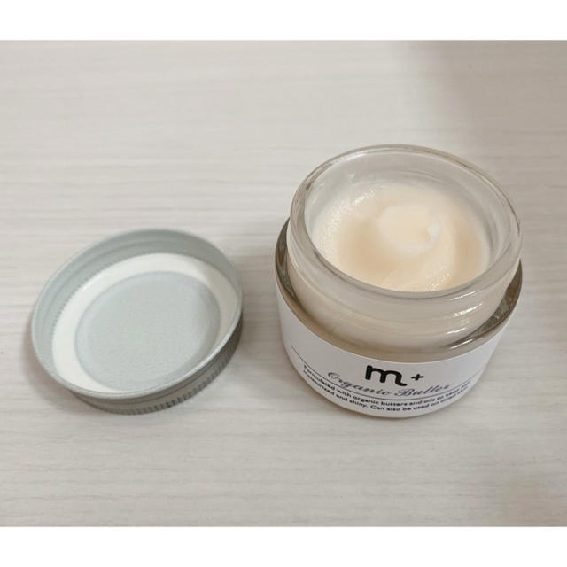 m+(エムピウ)のm+ オーガニックバター コスメ/美容のヘアケア/スタイリング(ヘアワックス/ヘアクリーム)の商品写真