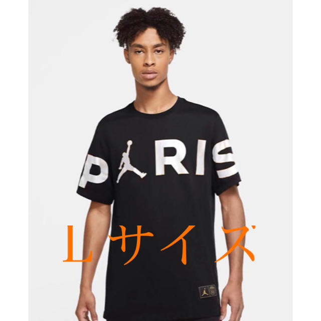 NIKE(ナイキ)のNIKE パリサンジェルマン　PSG Tシャツ　黒　Lサイズ　新品 メンズのトップス(Tシャツ/カットソー(半袖/袖なし))の商品写真