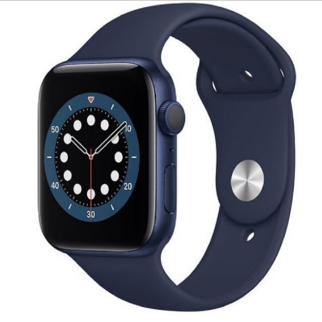 Apple Watch Series 6 ネイビー（GPSモデル44mm）メンズ