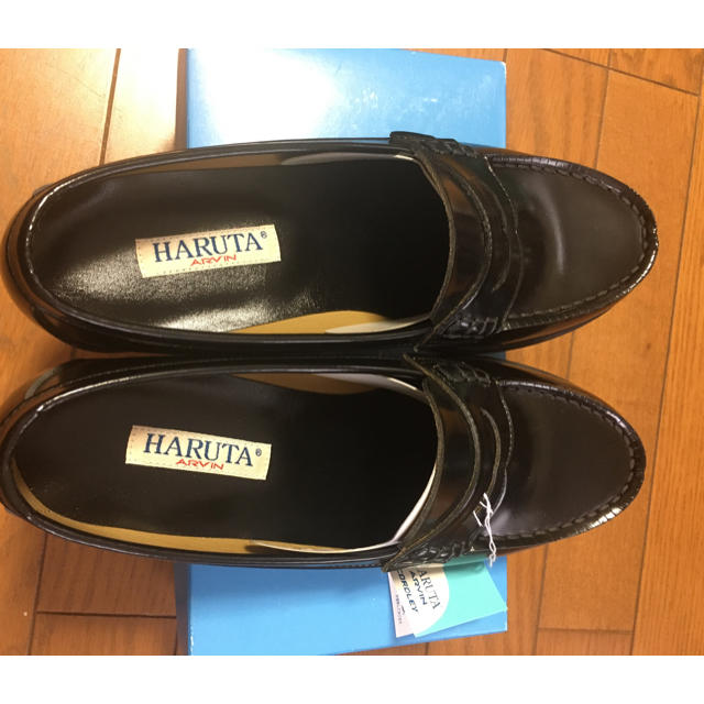 HARUTA(ハルタ)のはなて様専用　新品未使用　ハルタローファー　26㌢　3E 黒 メンズの靴/シューズ(ドレス/ビジネス)の商品写真