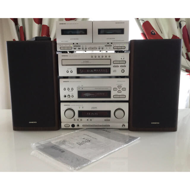 店 エクセラー ONKYO製 CDレシーバーシステム X-U5X W himvestgroup.com