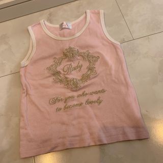 レディー(Rady)の値下げ中.ᐟ.ᐟちびRady フレームロゴ タンクトップ(Tシャツ/カットソー)