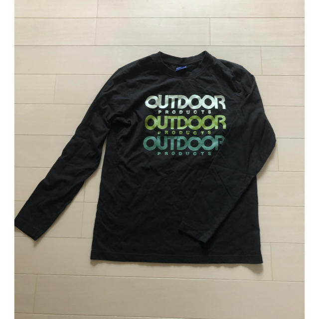 OUTDOOR(アウトドア)のOUTDOOR 長袖Ｔシャツ　黒 メンズのトップス(Tシャツ/カットソー(七分/長袖))の商品写真