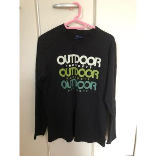 アウトドア(OUTDOOR)のOUTDOOR 長袖Ｔシャツ　黒(Tシャツ/カットソー(七分/長袖))