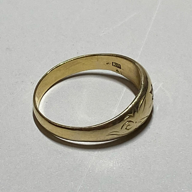k18 18金　0.05カラット　指輪　リング　中古 レディースのアクセサリー(リング(指輪))の商品写真