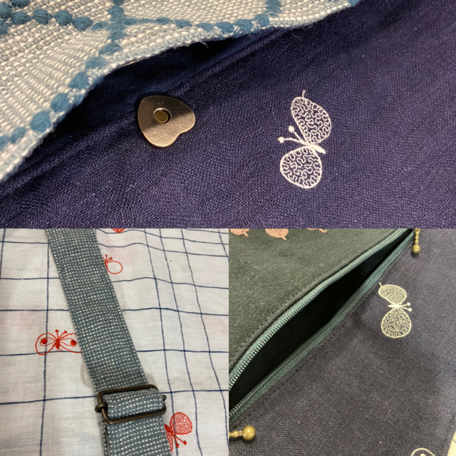 ミナペルホネン ハンドメイド まーるいショルダーバッグ(L) | www