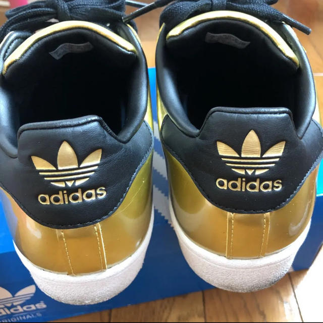 adidas(アディダス)のadidasアディダス スーパースターW BY9180 GOLD size7 レディースの靴/シューズ(スニーカー)の商品写真