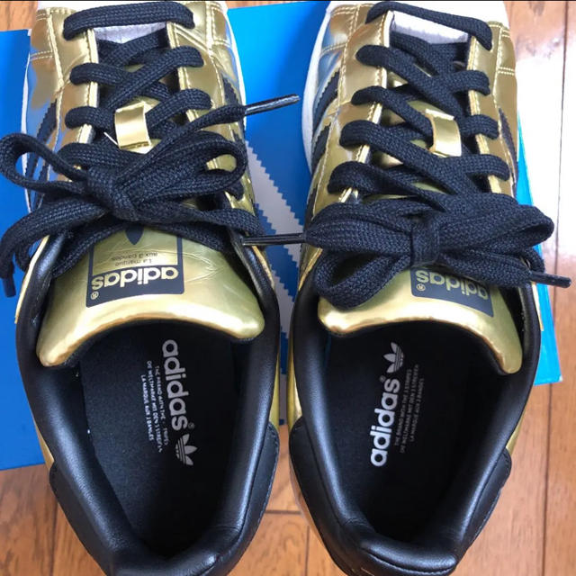 adidasアディダス スーパースターW BY9180 GOLD size7