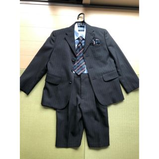 130cm 男の子スーツ　ネクタイ2本付き(ジャケット/上着)