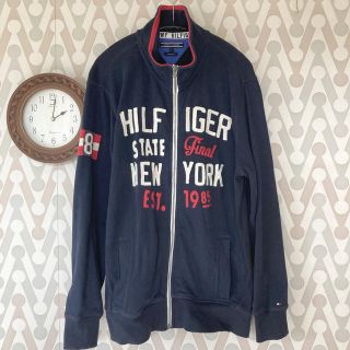 トミーヒルフィガー(TOMMY HILFIGER)のTOMMY HILFIGER フルジップ 裏パイル コットンブルゾン L(ブルゾン)