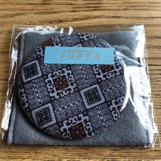 奄美島　ハンドメイド　ミラー　ケース付き(インテリア雑貨)