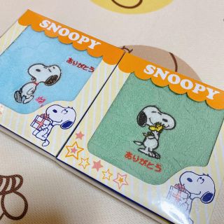 スヌーピー(SNOOPY)のSNOOPY ハンカチ 2枚set(ハンカチ)