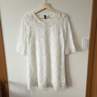 エイチアンドエム(H&M)のH&M☆レースワンピース(ひざ丈ワンピース)