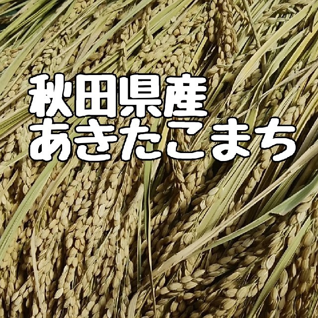 新米秋田県産あきたこまち玄米25キロ減農薬　米/穀物